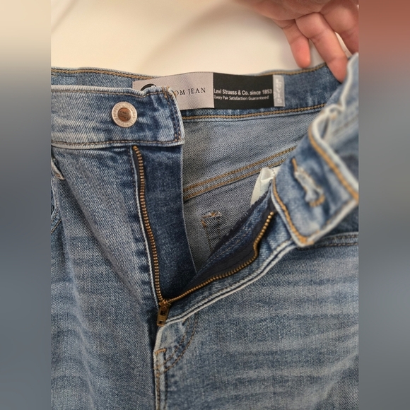 Levi's SilverTab Jeans Womens Size 28 Mom Jean Blue Denim Skinny High Waisted - Picture 7 of 9